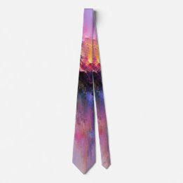 Corbata Euforia Celestial Púrpura Vibrante