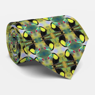 Corbata Exótico Toco Tropical Toco Toucan Bird Necea Tira