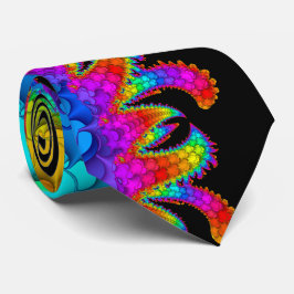 Corbata Explosión del arco iris del fractal