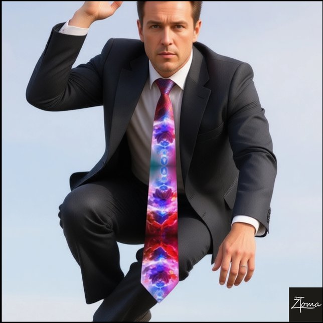 Corbata explosión nuclear con el dedo del cuello (Subido por el creador)