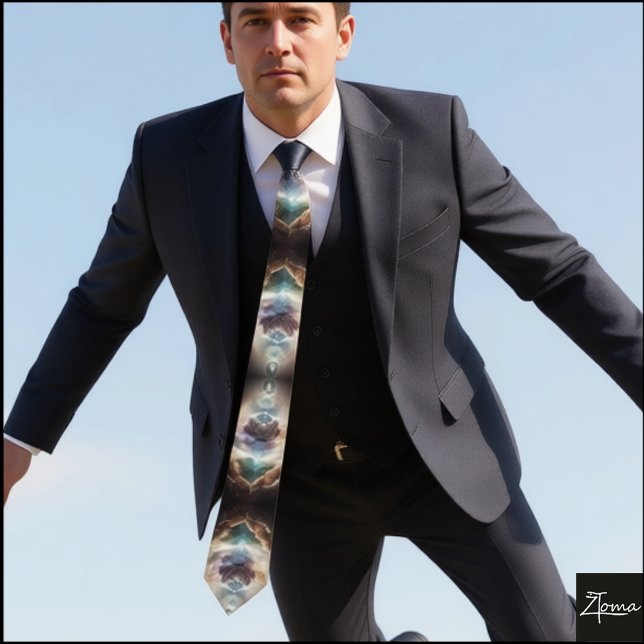 Corbata explosión nuclear con el dedo del cuello (Subido por el creador)