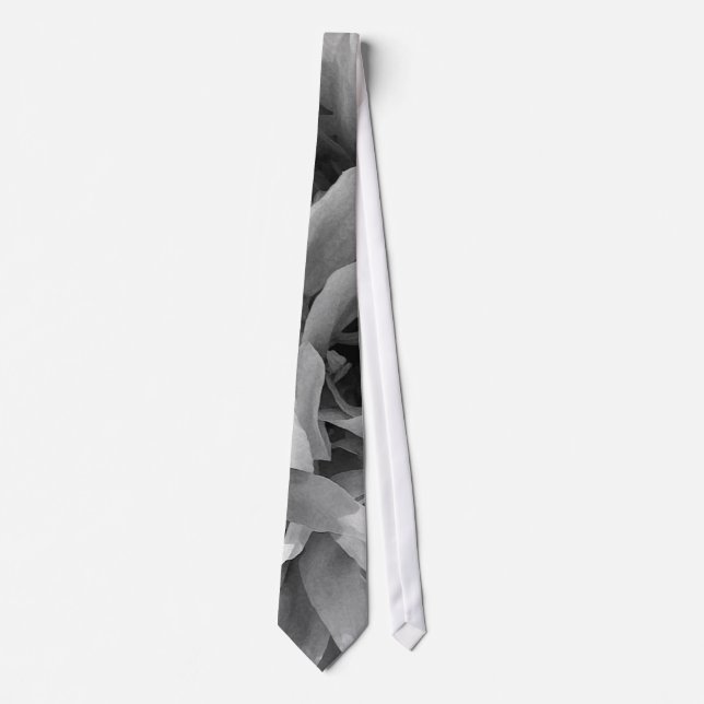 Corbata Extracto blanco y negro del pétalo (Anverso)