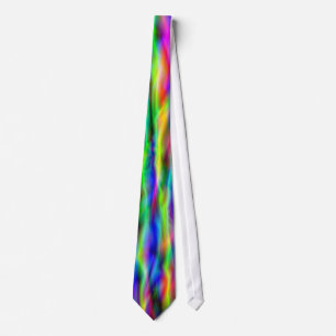 Corbata Extracto del arco iris que brilla intensamente