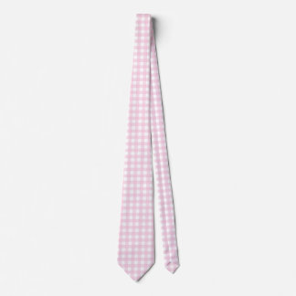 Corbata F & L Gingham Rosa