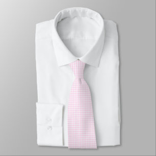 Corbata F & L Pink Gingham