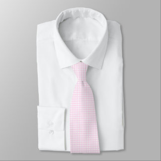 Corbata F & L Pink Gingham