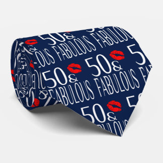 Corbata Fabulosos Cincuenta Litros Rojos