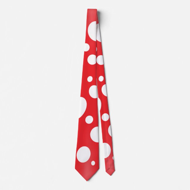 Corbata Fairy Spohroom Mushroom Red White Fiesta Nata (Anverso)