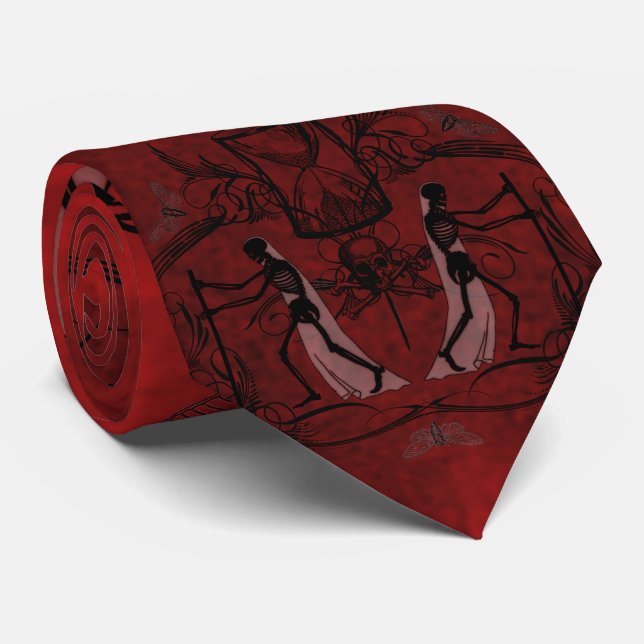 Corbata Falln Memento Mori (Enrollado)