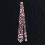 Corbata Falsas chispas del purpurina del oro color de rosa<br><div class="desc">Falso purpurina del oro color de rosa grande atractivo.
OBSERVE POR FAVOR:  Éstos son gráficos impresos plano - ningunas piezas aumentadas.</div>