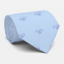 Falso Fleur de lis plateado DIY Azul Polvoriento