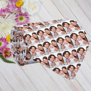 Corbata Familia de la foto personalizada