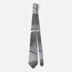 Corbata Famoso Arco de la Puerta de Diseño en Blanco y Neg