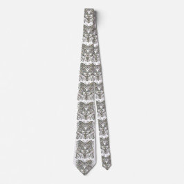 Corbata Fancy Cat Abalone Tie