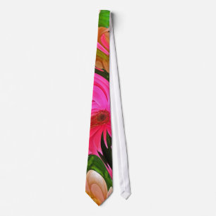 Corbata Fancy Daisies Digital Manipulation Tie