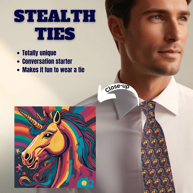 Corbata Fancy Golden Unicorn Stealth (Subido por el creador)