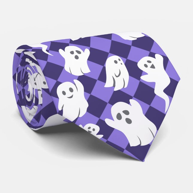 Corbata Fantasma de Halloween (Enrollado)