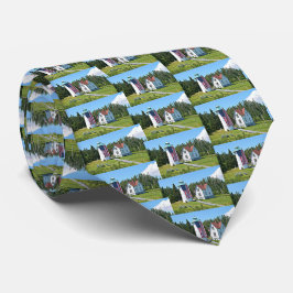 Corbata Faro de Little River, Tie de Maine Mens