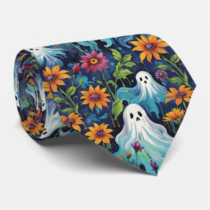 Corbata Farrias y fantasmas de Halloween