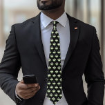 Corbata Fases Luna Luna Luna Luna Luna Luna Luna Luna Luna<br><div class="desc">Una luna polilla y la luna fases contra un fondo negro.</div>