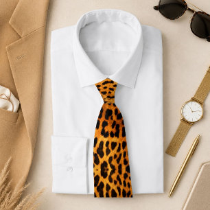 Corbata fashionista tribal safari animal estampado leopard