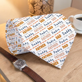 Corbata Father's Day Dad Custom Necktie Tie