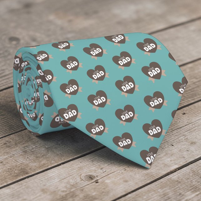 Corbata Father's Day Dad Pattern Necktie Tie (Subido por el creador)