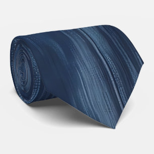 Corbata Faux Denim Texture Neck Tie