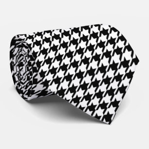 Corbata Faux Silk Houndstoth Luxury Neck Tie