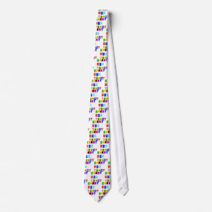 Corbata Felices banderas de Año Nuevo