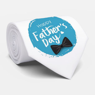 Corbata Felices saludos de celebración del día del padre