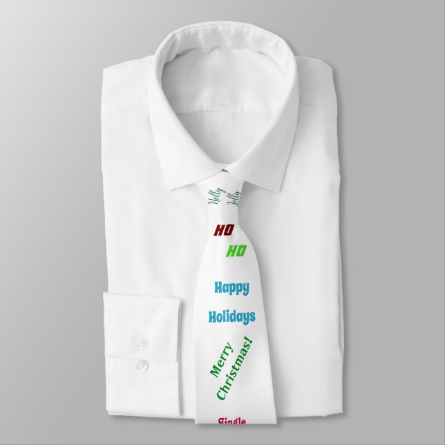 Corbata Felicitaciones de Navidad (Atado)
