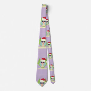 Corbata feliz año nuevo feliz de navidad