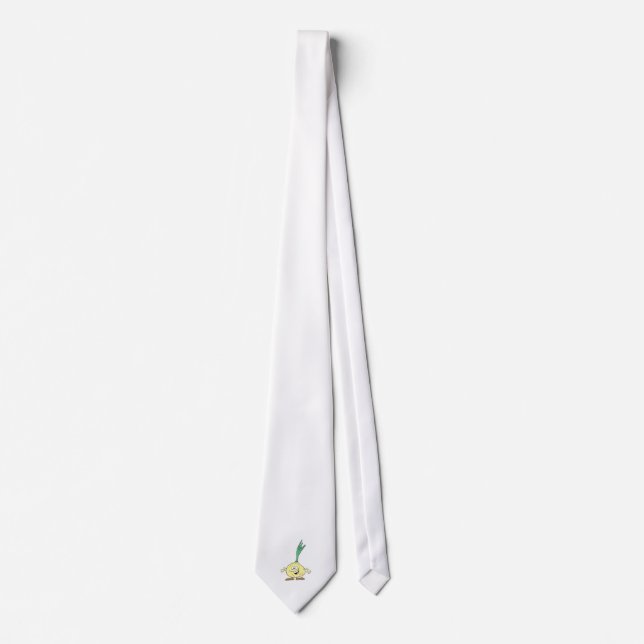Corbata feliz cebolla de dibujos animados tonta (Anverso)