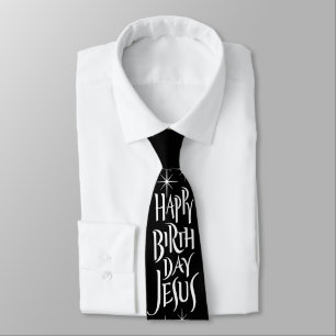 Corbata Feliz cumpleaños, Jesús Navidades y cristianos