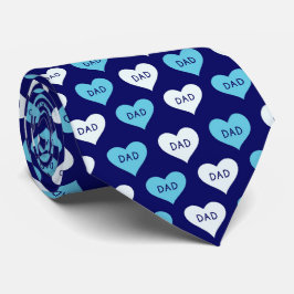 Corbata Feliz Día del Padre el corazón forma a papá