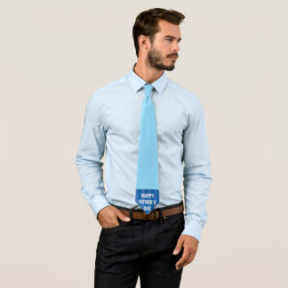 Corbata Feliz Día del Padre Rayas Azules - Día del Padre