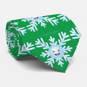 Corbata Feliz Emoticon de Snowflake Thunder_Cove