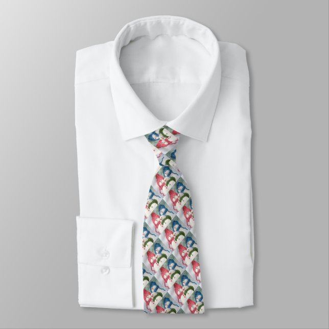 CORBATA FELIZ FAMILIA SNOWMAN (Atado)