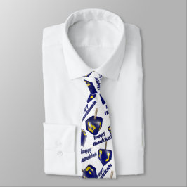 Corbata Feliz Hanukkah Spinning Dreidel