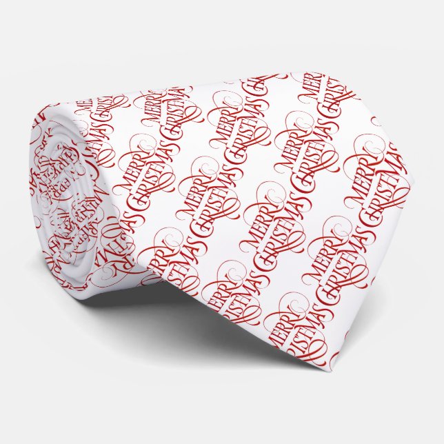 Corbata Feliz Navidad (Enrollado)