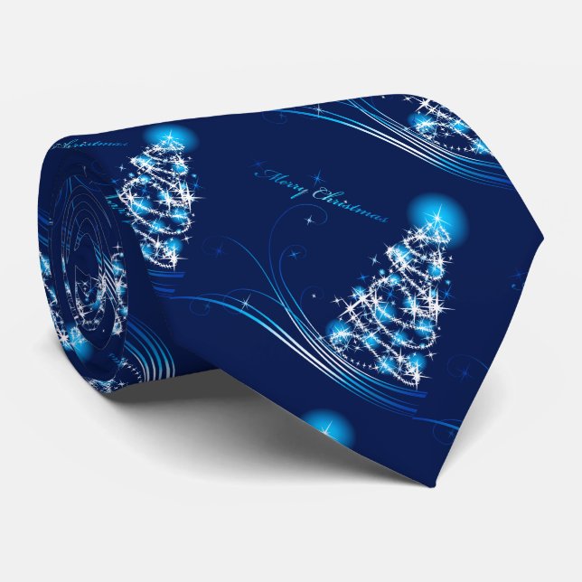 Corbata Feliz Navidad 10 veces (Enrollado)