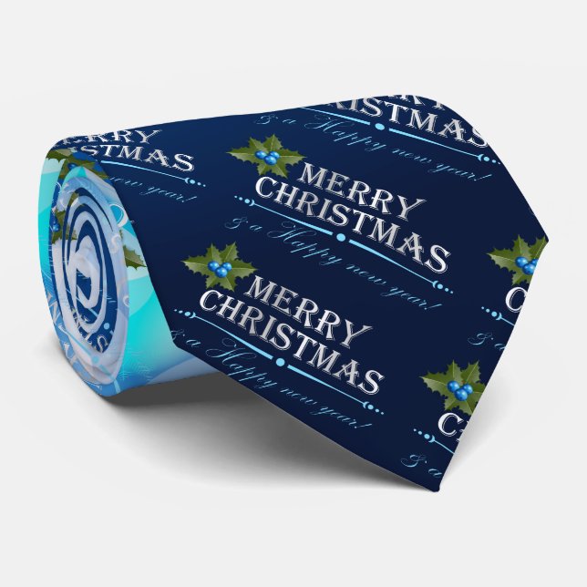 Corbata Feliz Navidad 87 Tie (Enrollado)