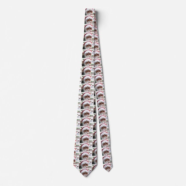 Corbata Feliz Navidad Santa Claus (Anverso)