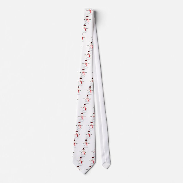 Corbata Feliz Navidad Snowman (Anverso)