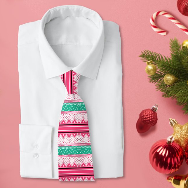Corbata Feliz Navidad y feos deseos de suéter (Subido por el creador)