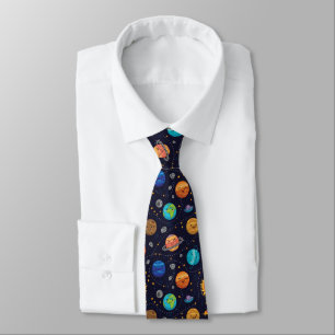 Corbata Feliz viaje a los planetas