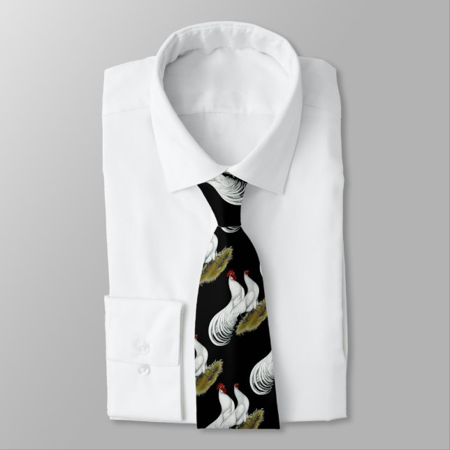 Corbata Fénix: Pareja blanca (Atado)