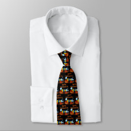 Corbata Ferald y las calabazas rojas