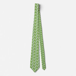 Corbata Fern Leaf Frond Design Necktie